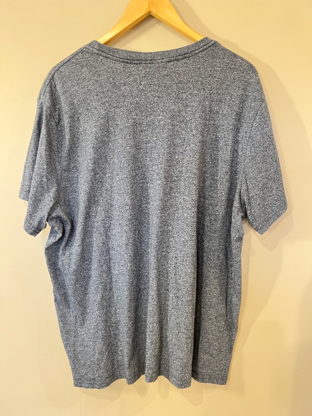 Bench Men's Heather Blue Logo Short Sleeve Tee - Picture 2 of 3